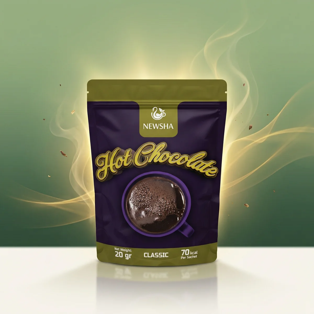 newsha-classic-hot-chocolate هات چاکلت کلاسیک نیوشا ساشهای 20 عددی