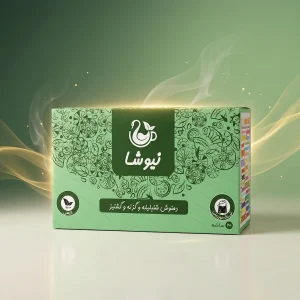 دمنوش شنبلیله گزنه و گشنیز نیوشا ۲۰ عدد تی‌بگ