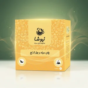 چای سیاه و بهارنارنج نیوشا Newsha Orange Blossom Black Tea