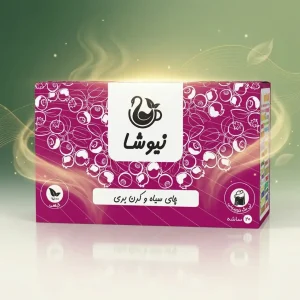 چای سیاه و کرن‌بری نیوشا Newsha Cranberry Black Tea