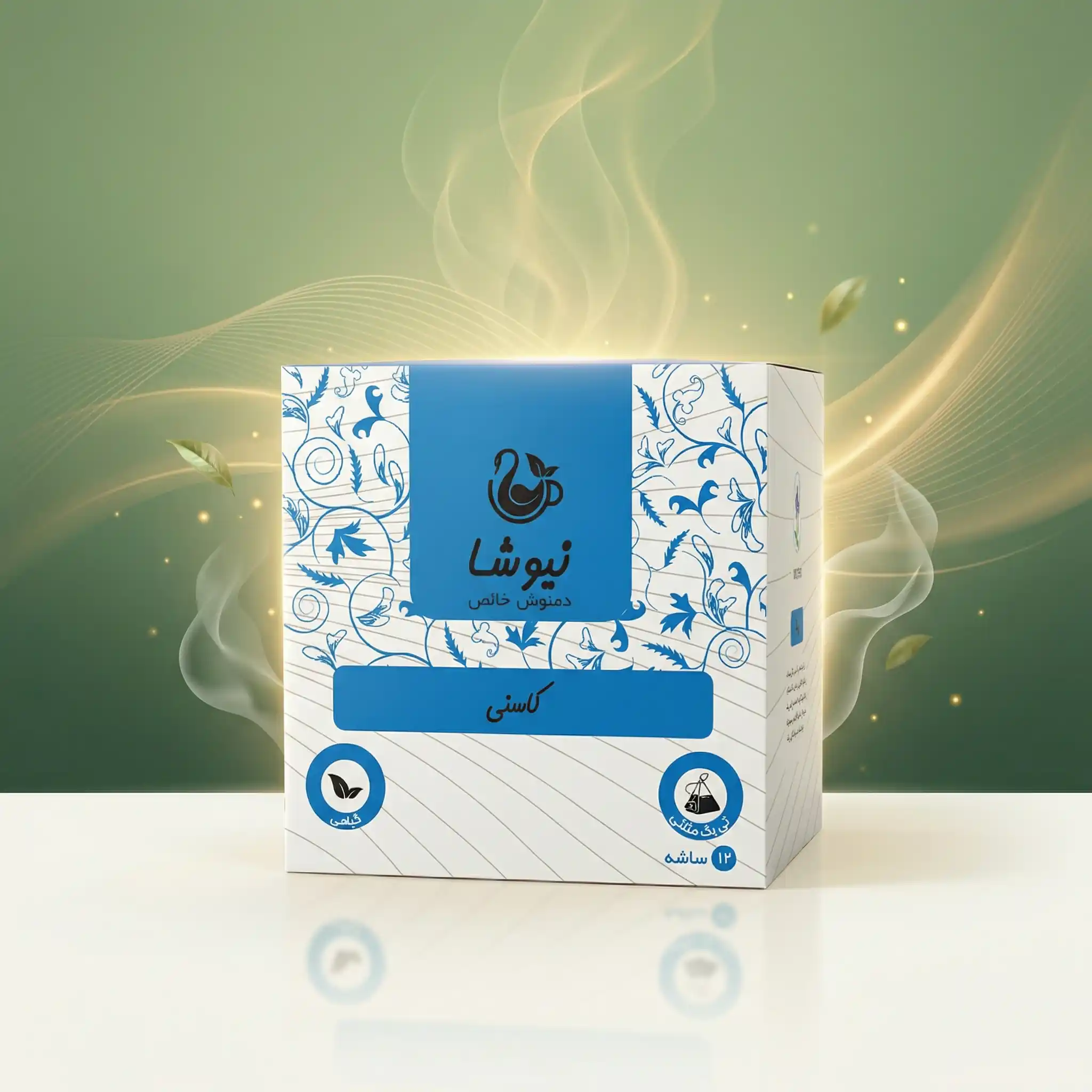 niktea-chicory-herbal-tea دمنوش کاسنی نیوشا Newsha Chicory Herbal Tea