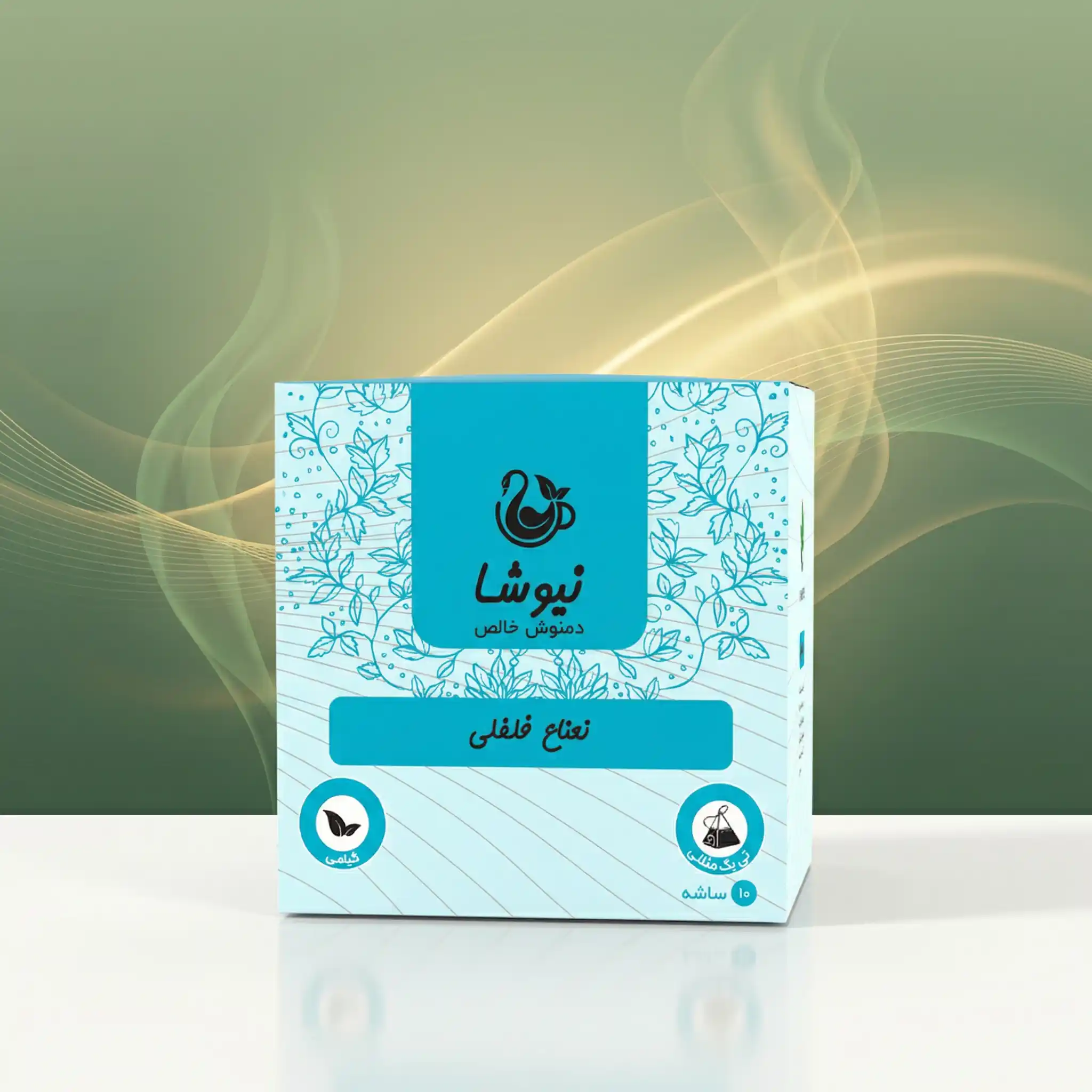 niktea-peppermint-herbal-tea دمنوش نعناع فلفلی نیوشا Newsha Peppermint Herbal Tea