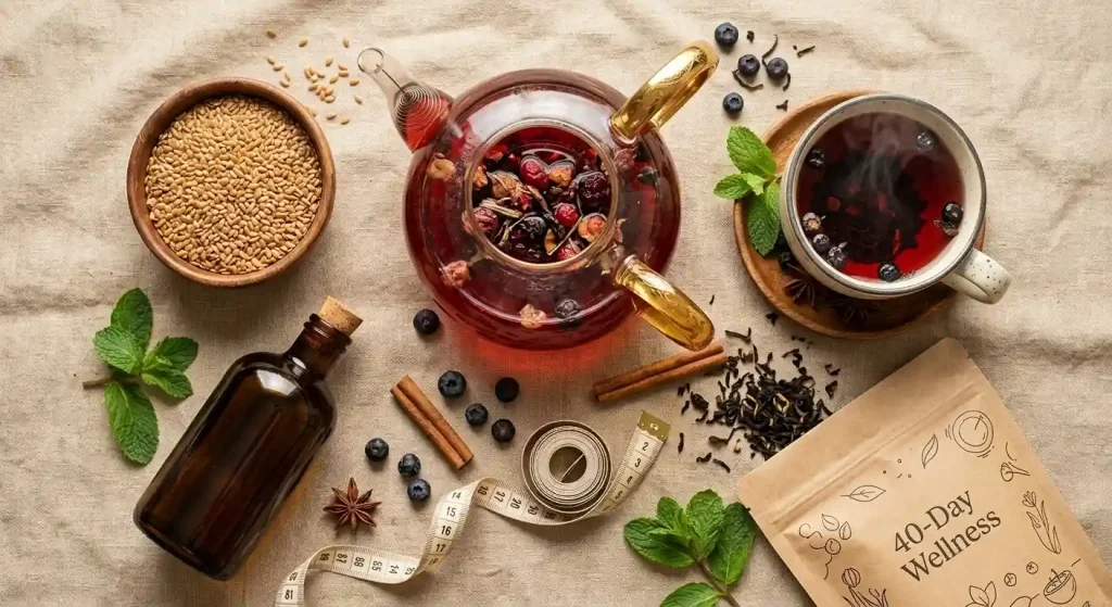 لاغری با دمنوش
