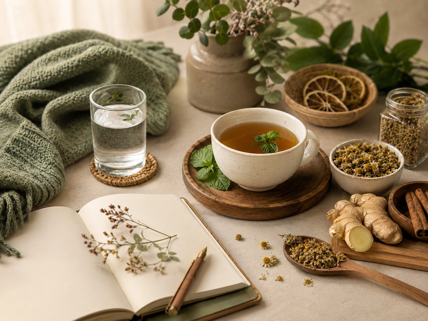نشانه های بلغم در طب سنتی با ترکیب گیاهان طبیعی و فضای سبک زندگی سالم