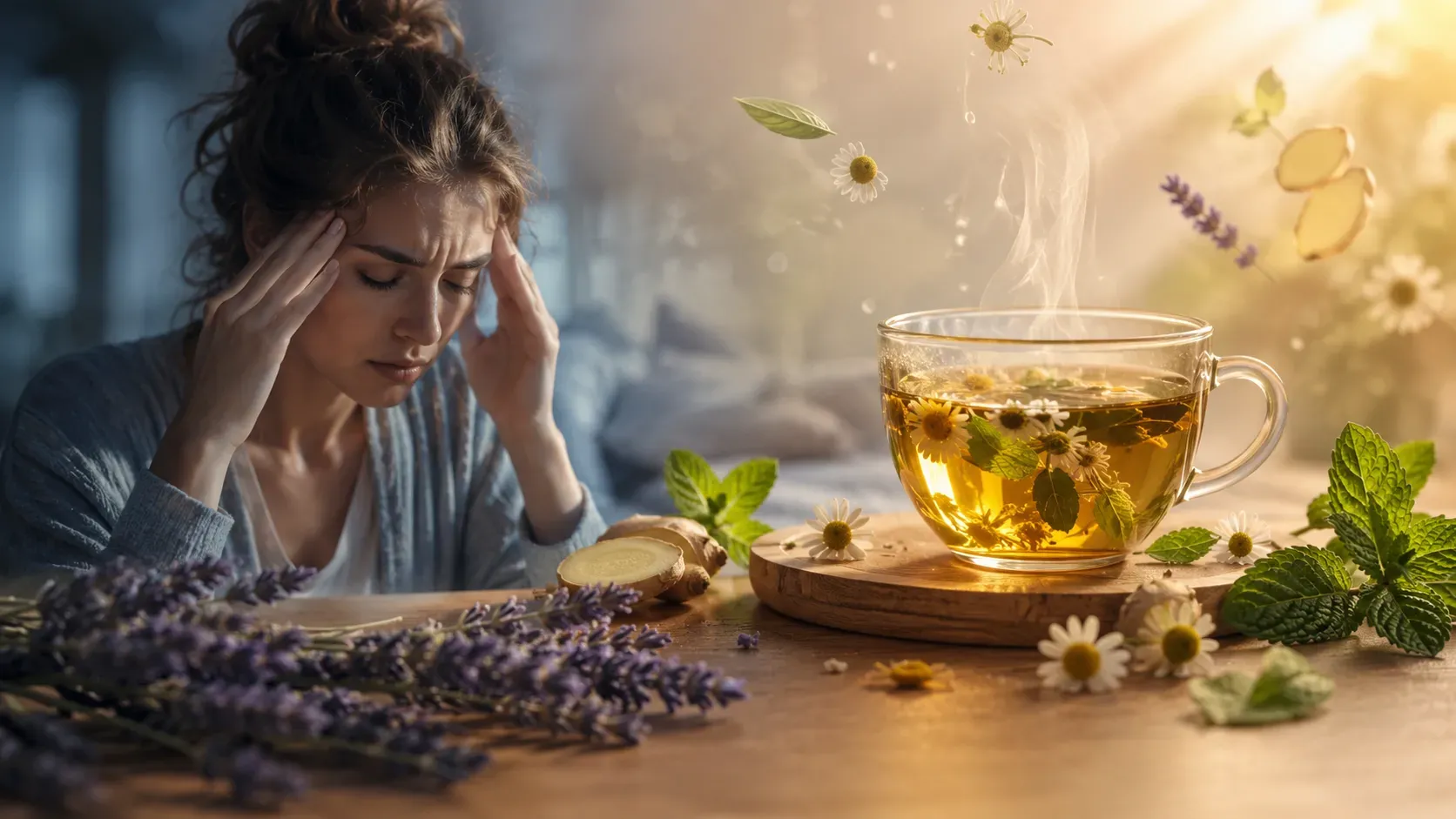 herbal tea for headache relief