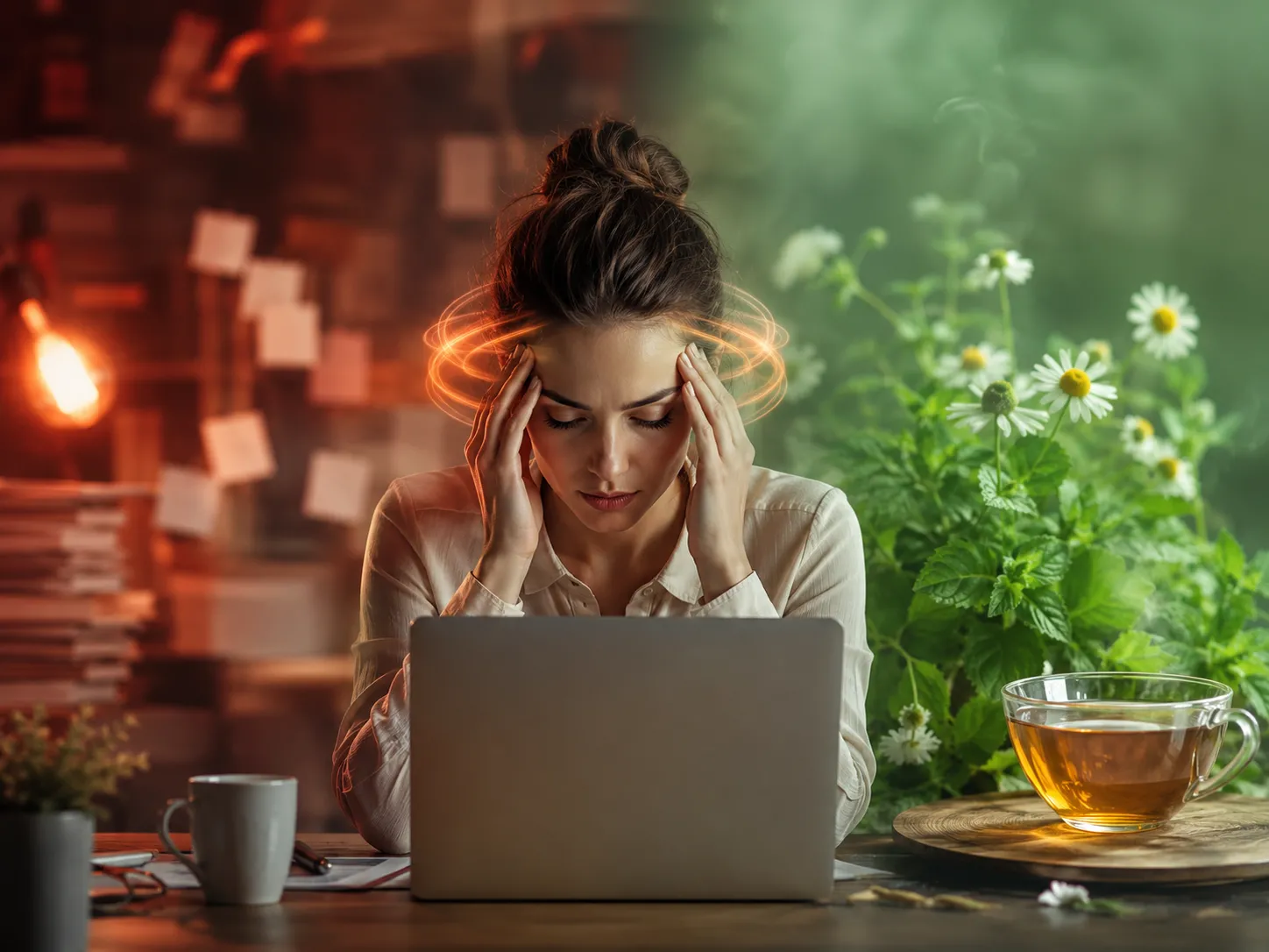 سردرد تنشی ناشی از استرس و فشار ذهنی
