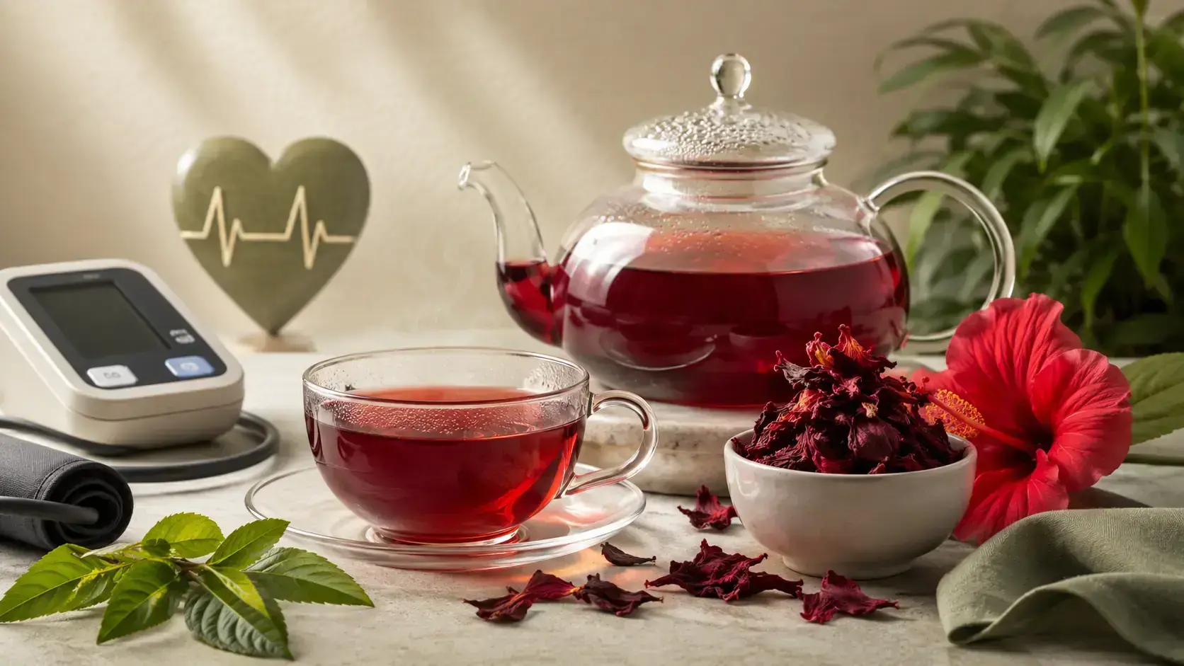 بهترین دمنوش برای فشار خون بالا با چای ترش و چای سبز
